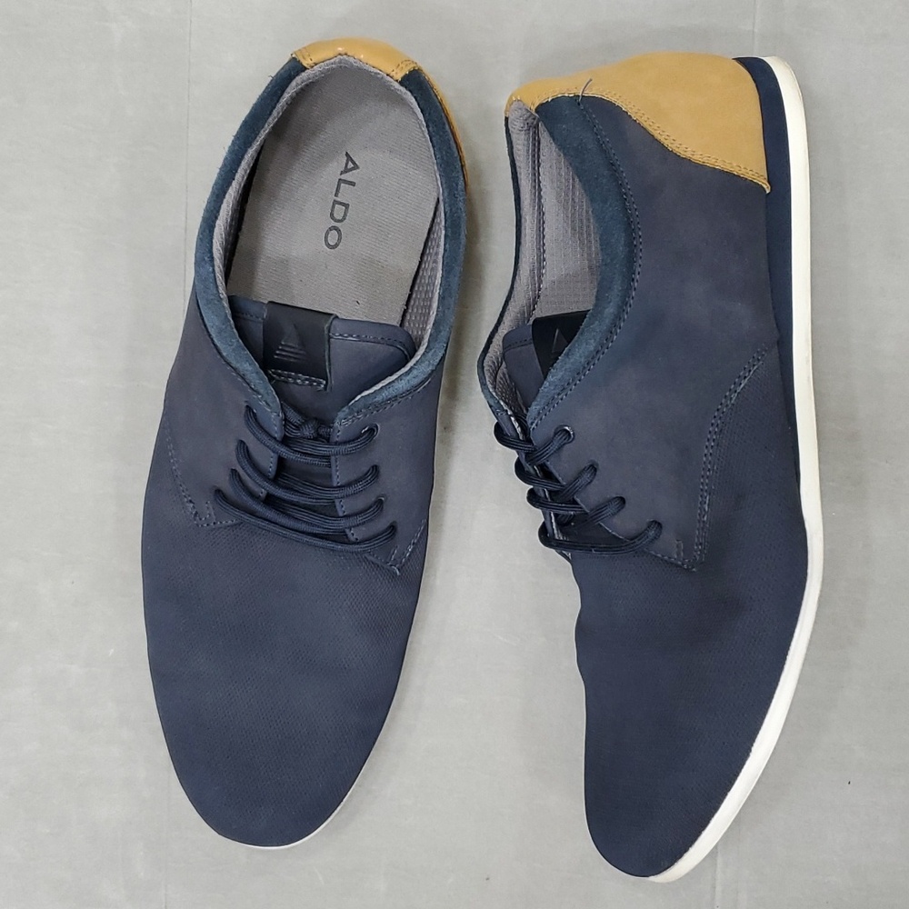 Aldo casual shoes men's size 9.5 navy blue